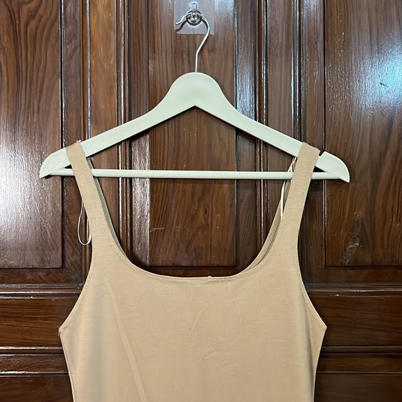 Zara Beige Slip On Dress - Picture 4 of 6